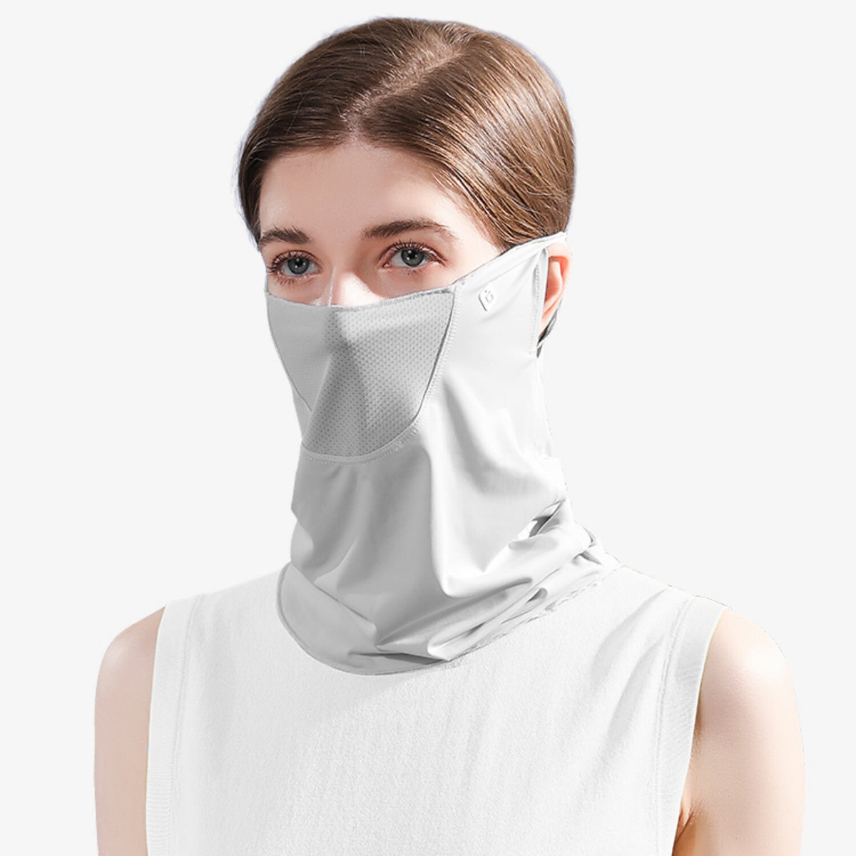UPF50+ Women's Face Mask Neck Gaiter Scarf Breathable Sun Protection Face Cover