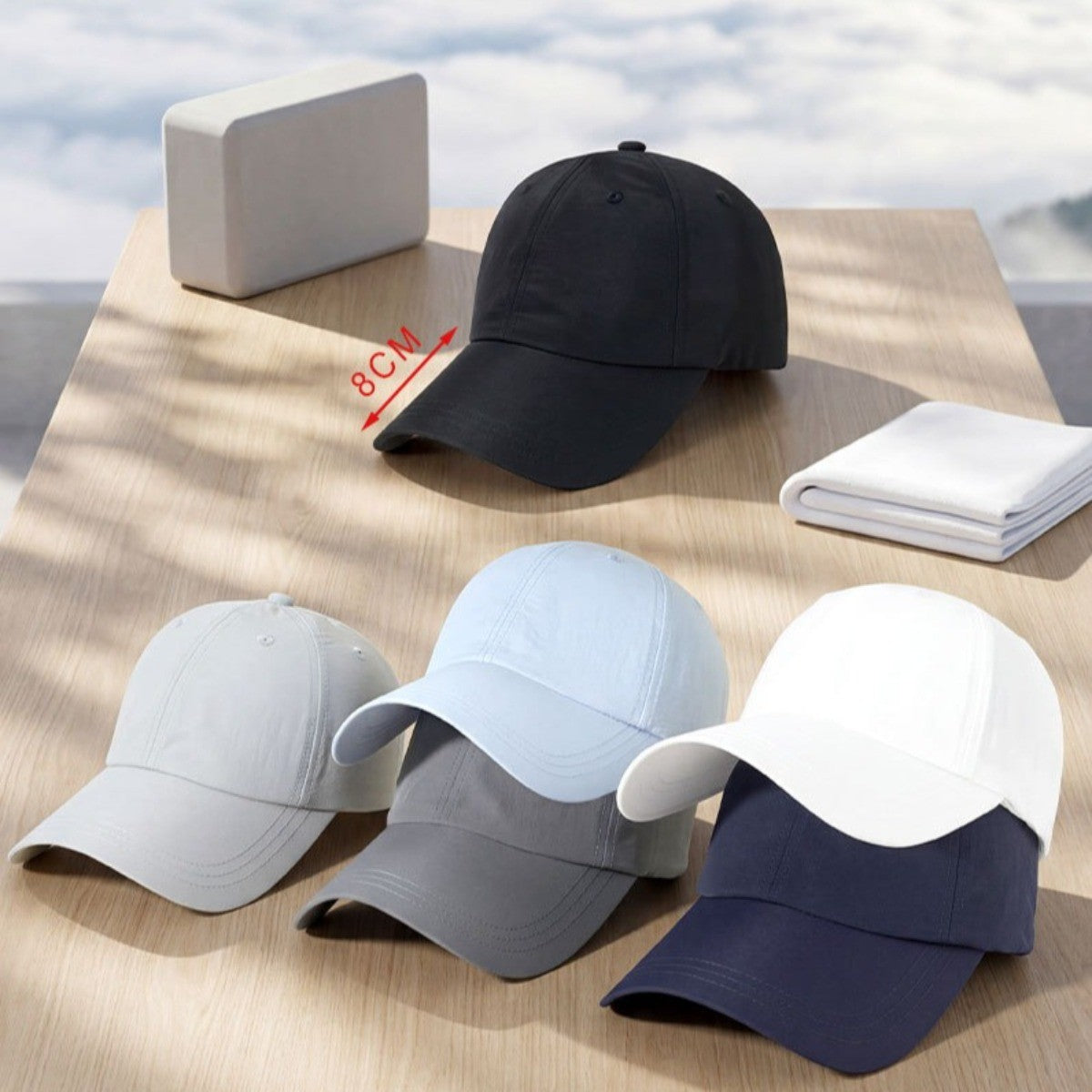 Summer Wide Brim Sun Protection Hat for Women Men Soft Quick Drying Baseball Cap