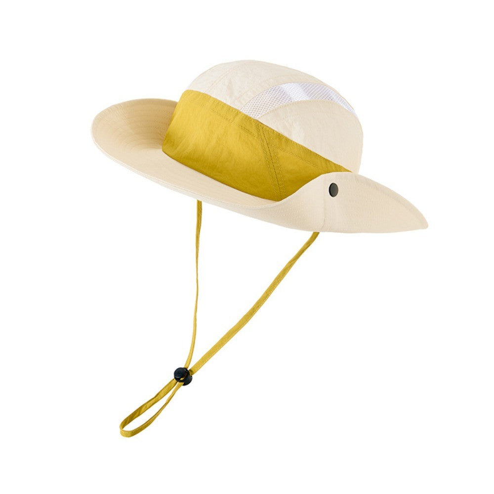 Spring Summer Quick Drying Fishing Hat, Outdoor Hiking Bucket Hat Sun Protection