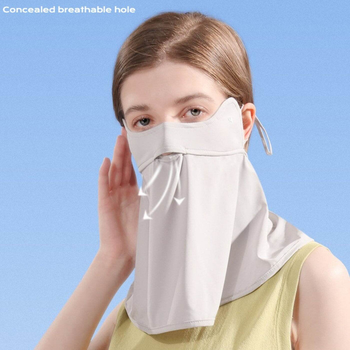 UPF50+ Ice Silk Face Mask - Movagear