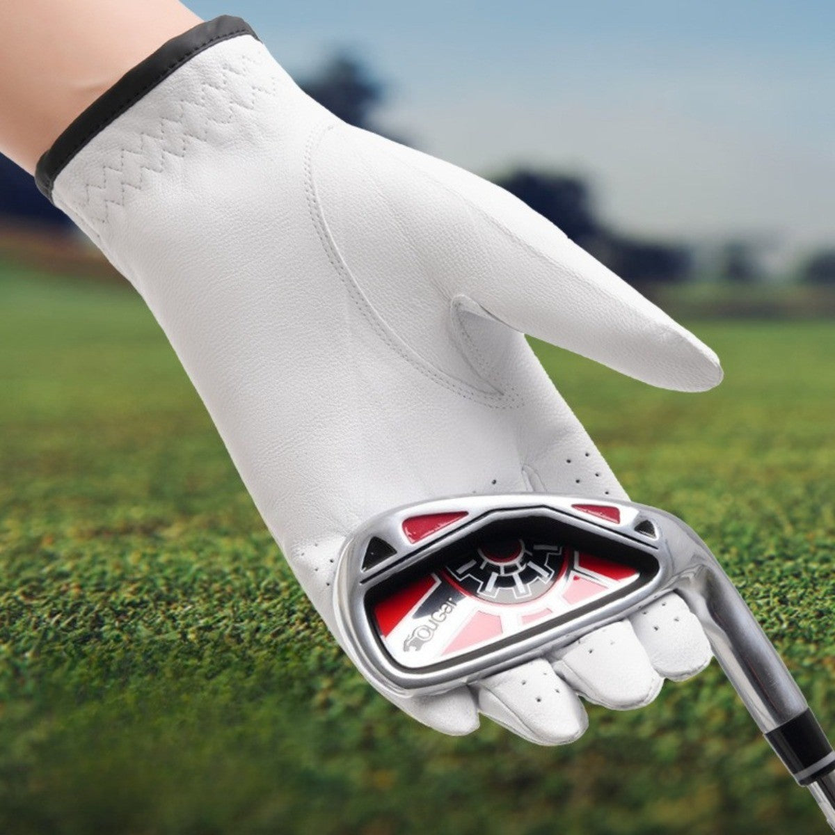 Golf Gloves for Men Women - Sheepskin Breathable Golf Gloves for Left Hand