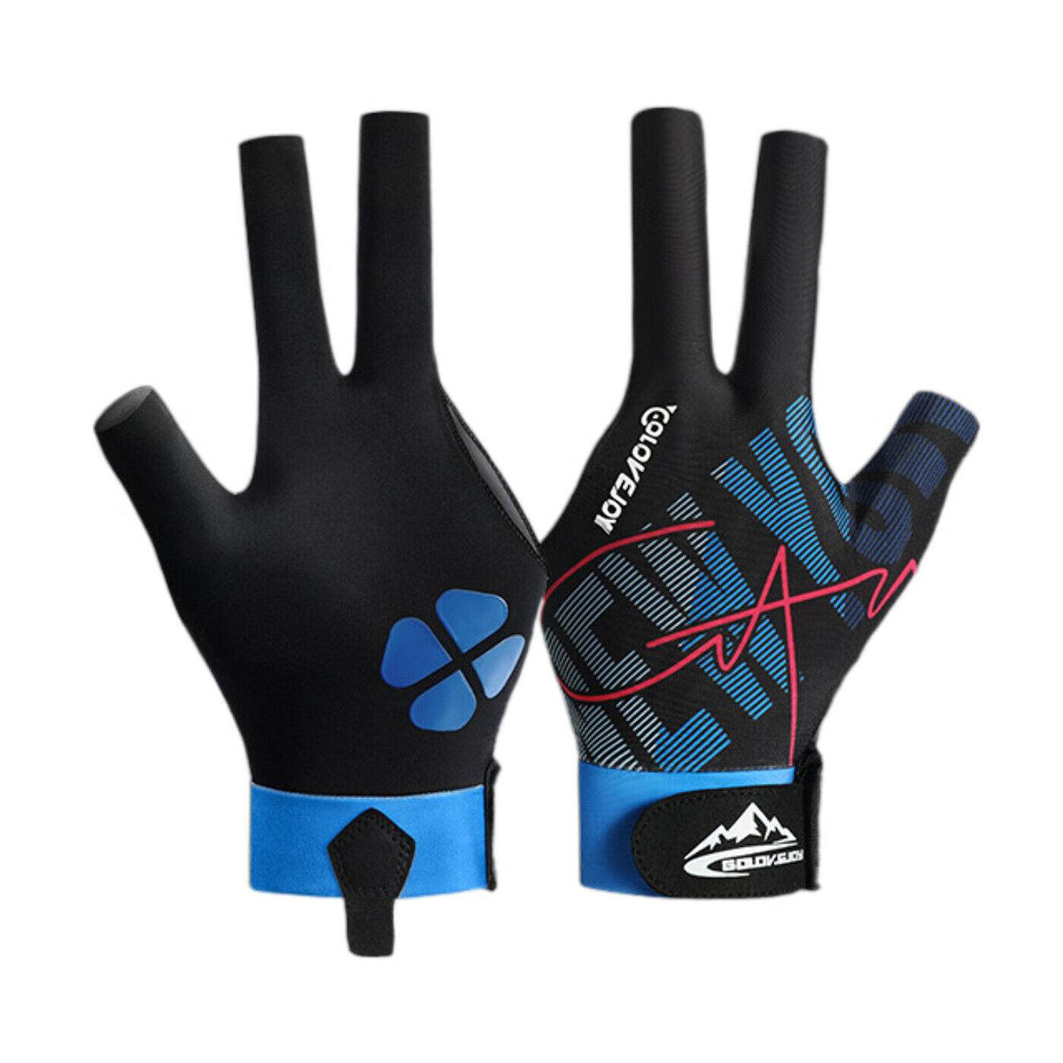 Billiards Glove - 3 Finger Pool Glove - Movagear