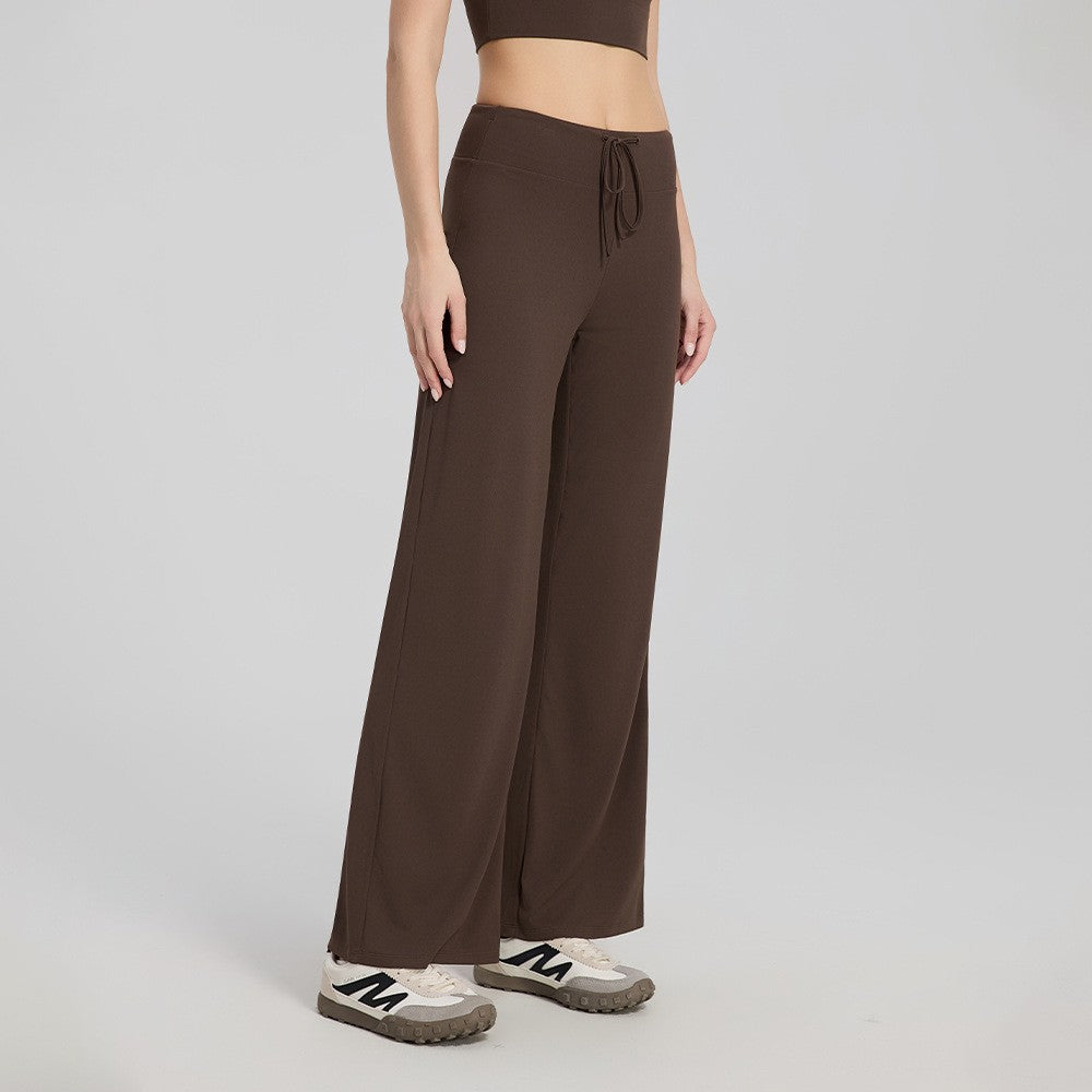 Spring Fall Wide Leg Sports Pants for Women - Running Yoga Pants - CK3677