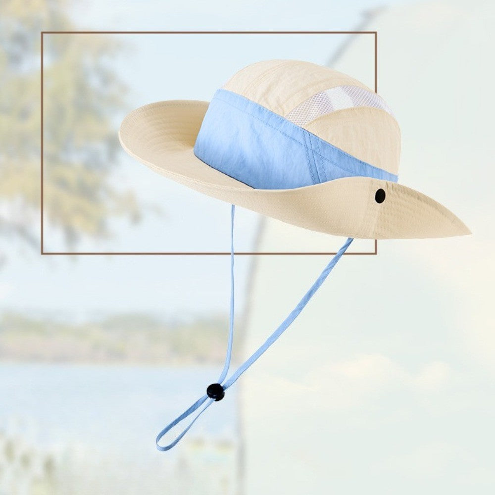 Spring Summer Quick Drying Fishing Hat, Outdoor Hiking Bucket Hat Sun Protection