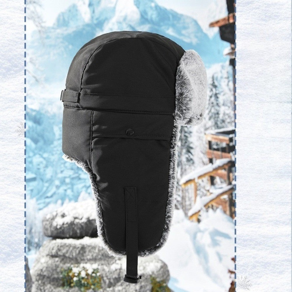 Winter Trapper Hat for Men Women - Thermal Aviator Trapper Hat