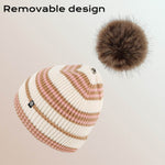 Winter Beanie Hat + Scarf + Gloves Set for Women - Movagear