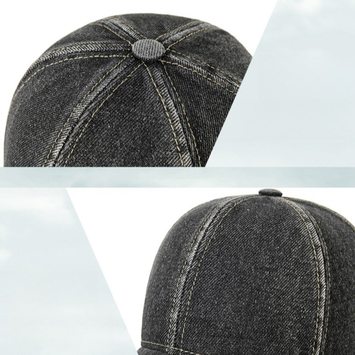 Spring Sun Hat for Men Women - Cotton Baseball Cap UV Protection Hat For Outdoor