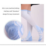 Professional Compression Socks Made of Bamboo Fiber Fabric Running Cycling Socks