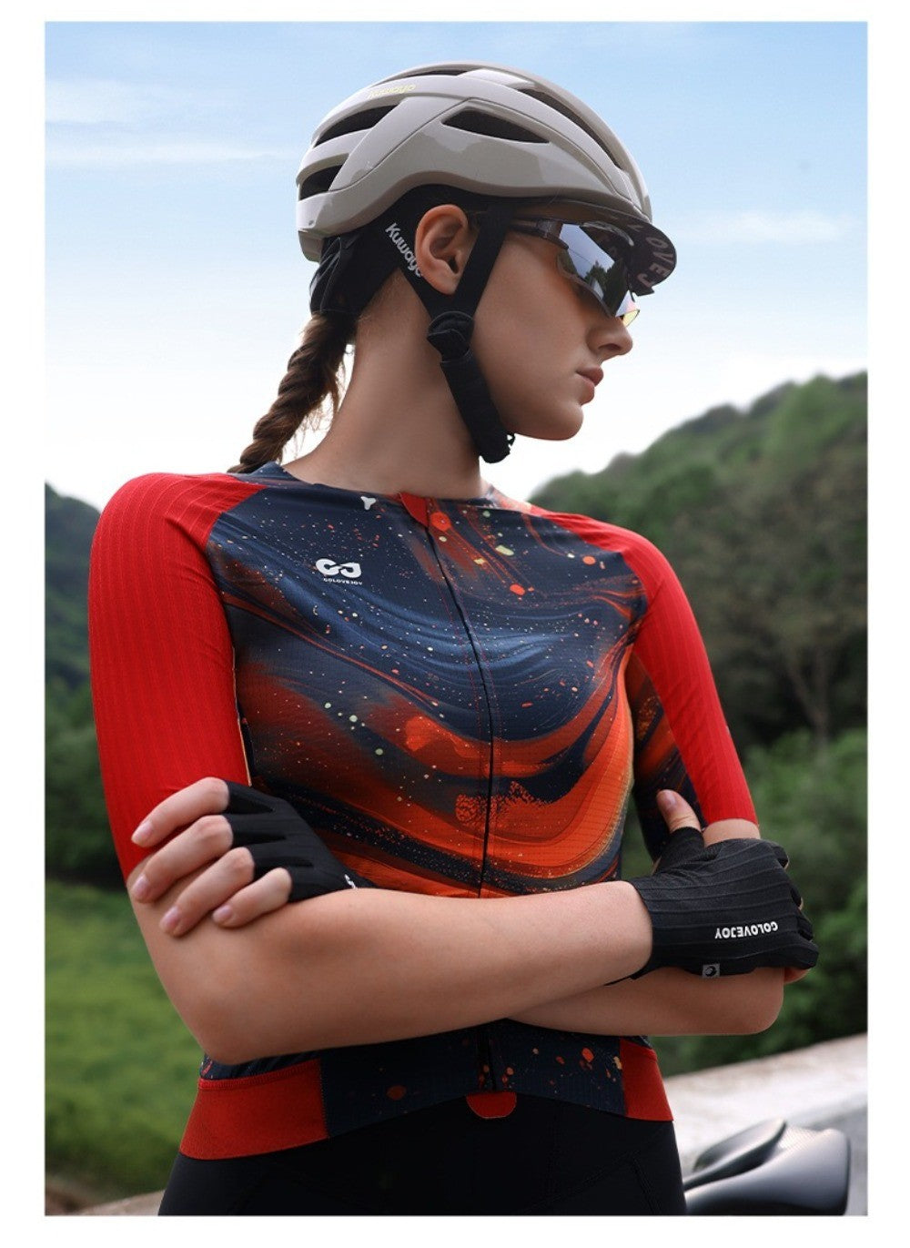 Cycling Gloves for Men Women - Mountain Bikes, Half Finger Breathable Gloves