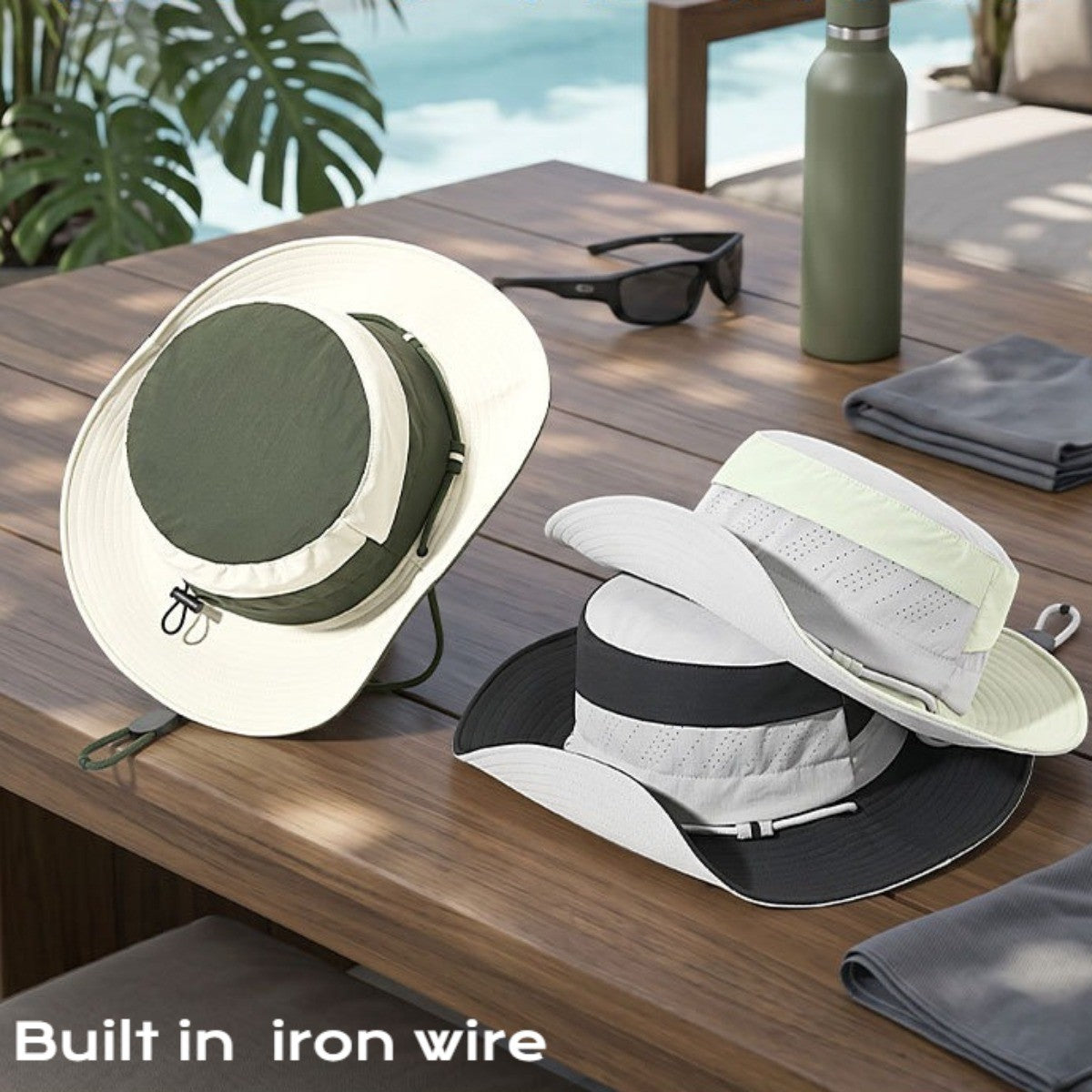 Quick Drying Sun Protection Bucket Hat for Women - Summer Outdoor Hiking Hat