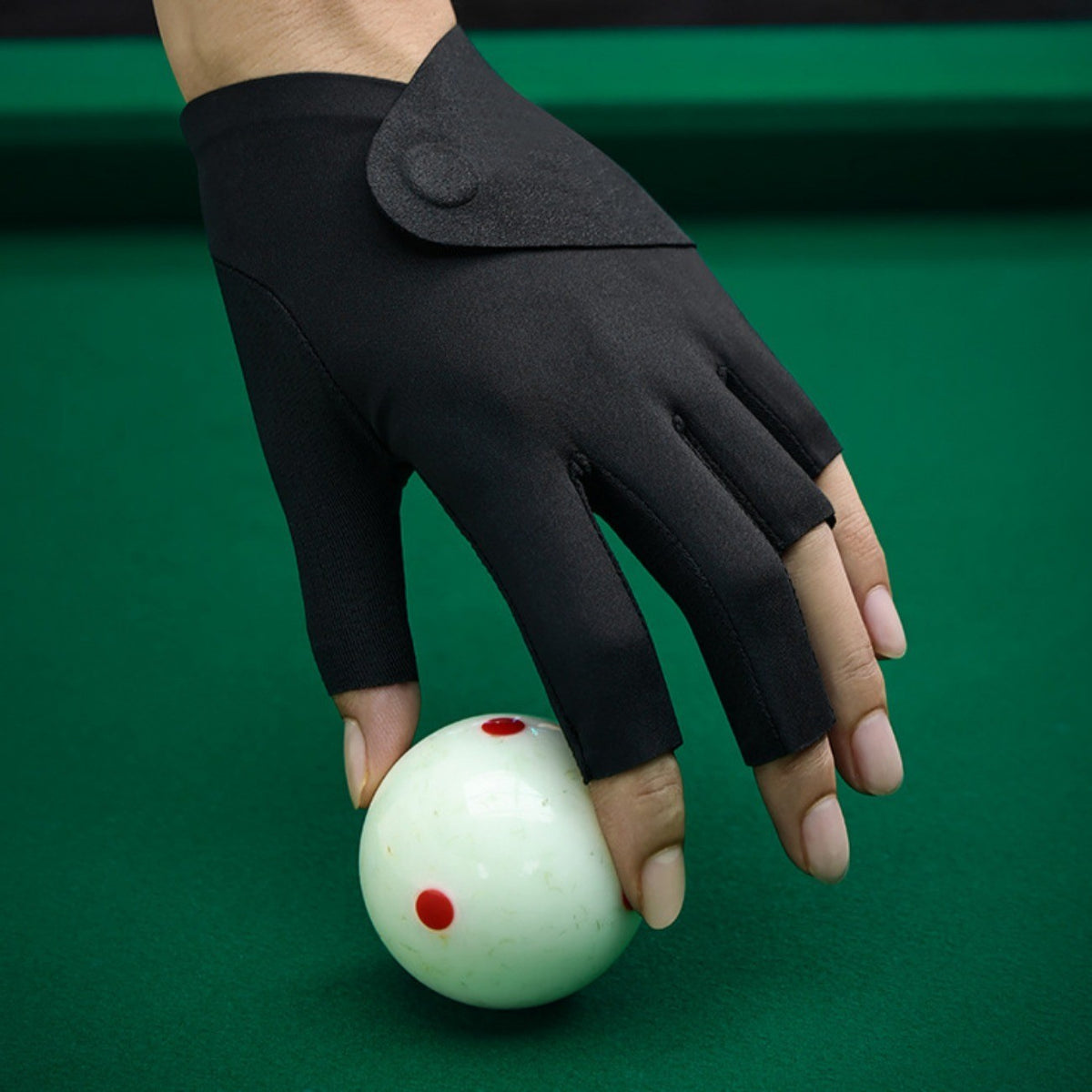 Billiard Pool Glove for Left Hand - 3 Finger Snooker Cue Sport Glove for Unisex