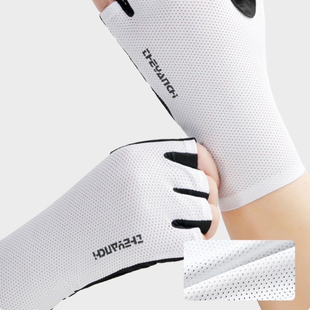 Bicycle Cycling Gloves for Men, Summer Anti-slip Outdoor Fishing Gloves
