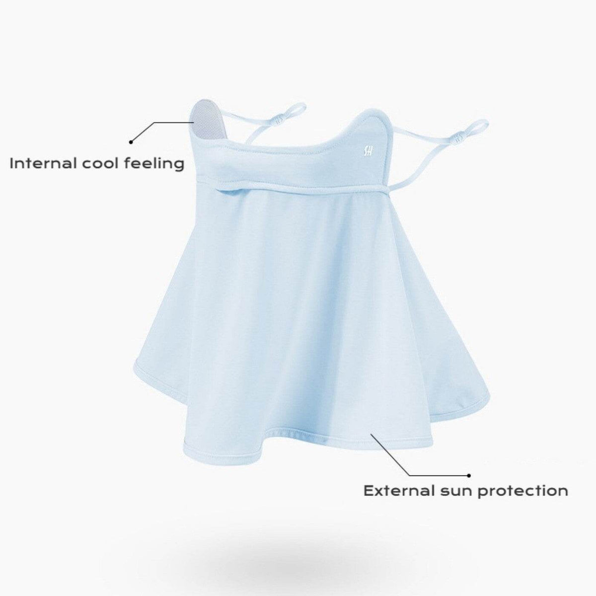 UPF50+ Ice Silk Face Mask - Movagear