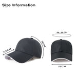 Spring Summer Fall Baseball Cap for Men Women - Sun Protection Hat Cap for Outdoor