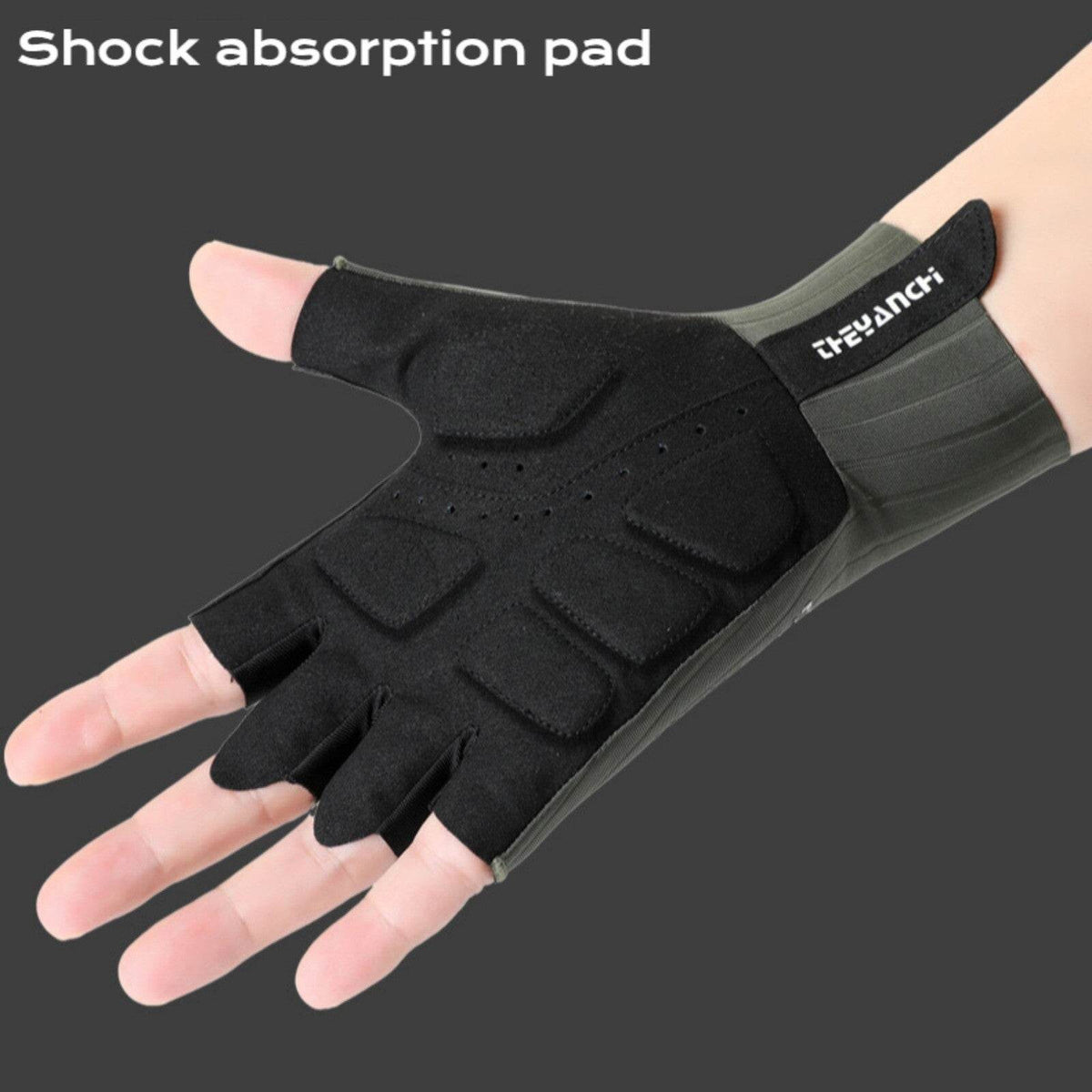 Cycling Gloves Bike Gloves for Men Women, Breathable Half Finger Bicycle Gloves - Movagear