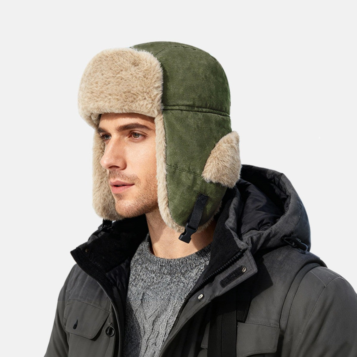 Winter Trapper Hat for Men Women - Aviator Hat Warm Hat for Skiing Hunting