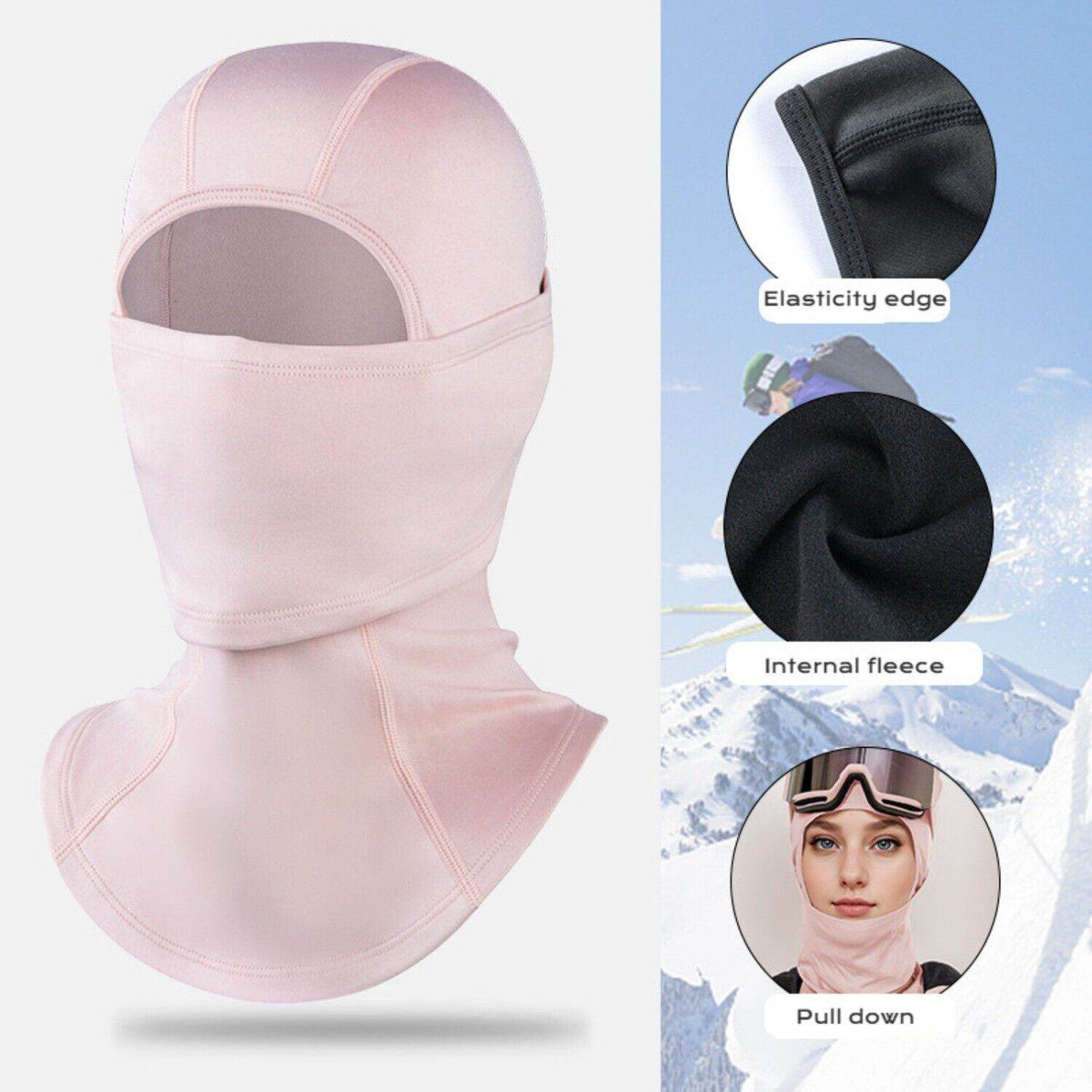 Ski Mask Balaclava - Pull Down Design - Movagear