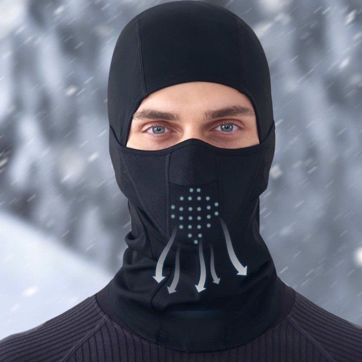 Ski Mask Balaclava for Men Women - Cold Weather Windproof Thermal Motorcycle