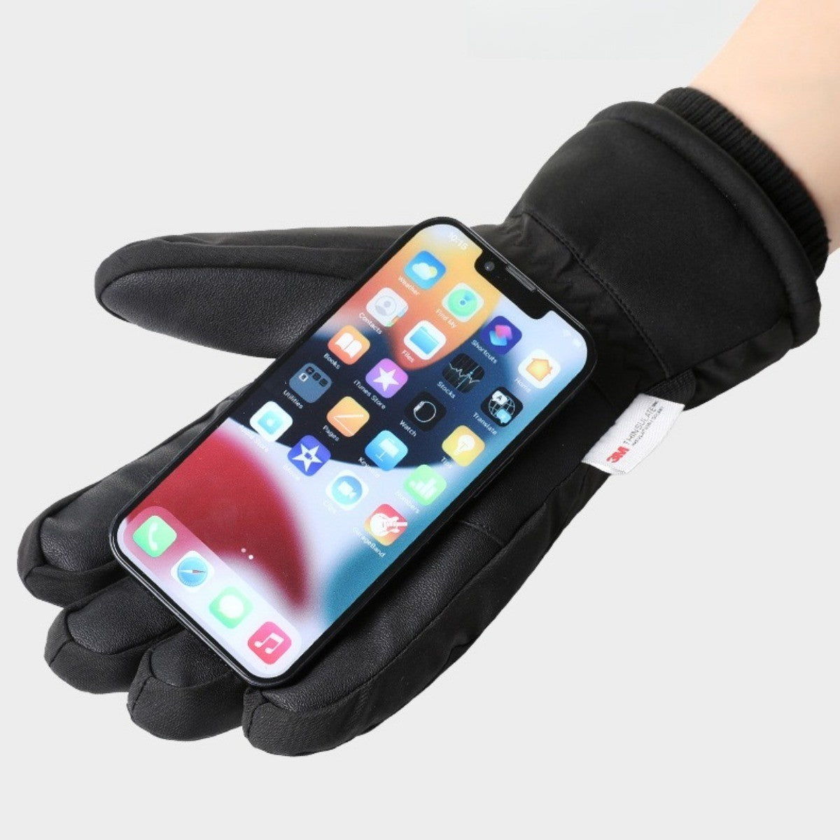 Ski Gloves - Winter Warm Waterproof Windproof Cycling Ski Gloves for Men
