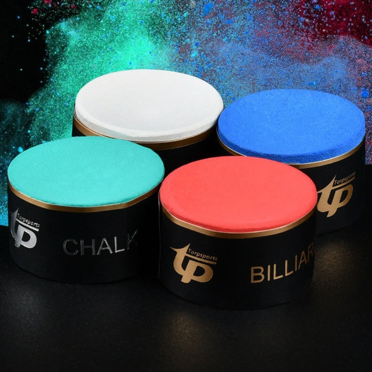 2PCS Cup Pool Cue Chalk for Billiards Snooker Cue Chalk for Neutral Cue Head