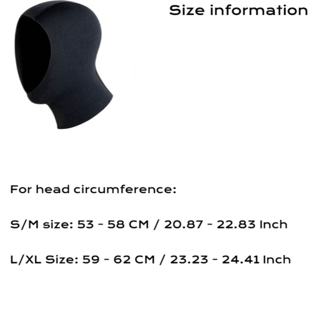 3/5 MM Thermal Neoprene Wetsuit Scuba Hood - Movagear