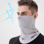 Cycling Sun Protection Scarf Mask - Neck Gaiter Ice Silk Balaclava For Men Women