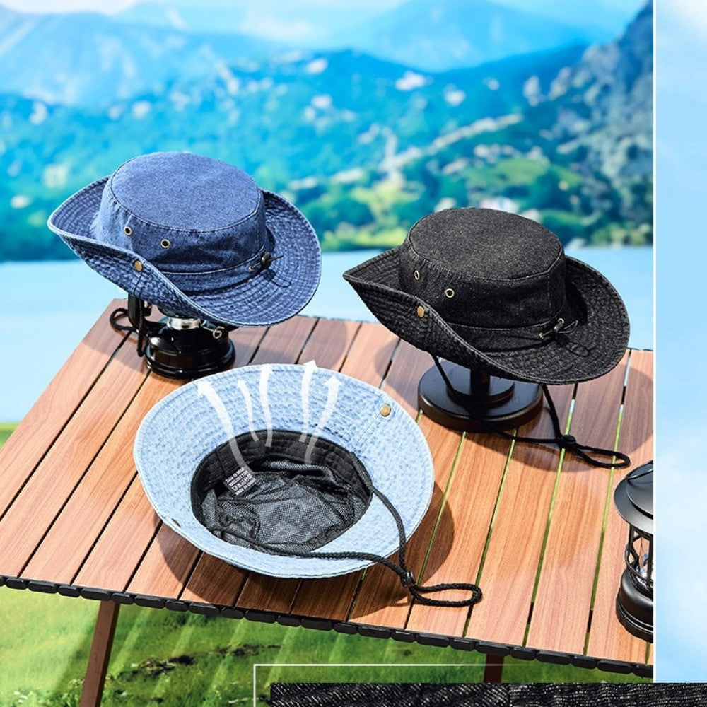 Wide Brim Bucket Hat for Men Women - Outdoor Hiking Sun Hat - Fishing Hat