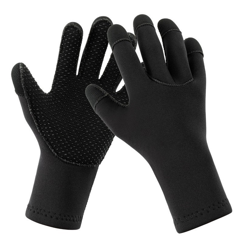 3mm Swimming Diving Gloves for Men Women, Cold Resistant Snorkeling Gloves