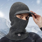 Knit Balaclava Face Cover with brim - Movagear