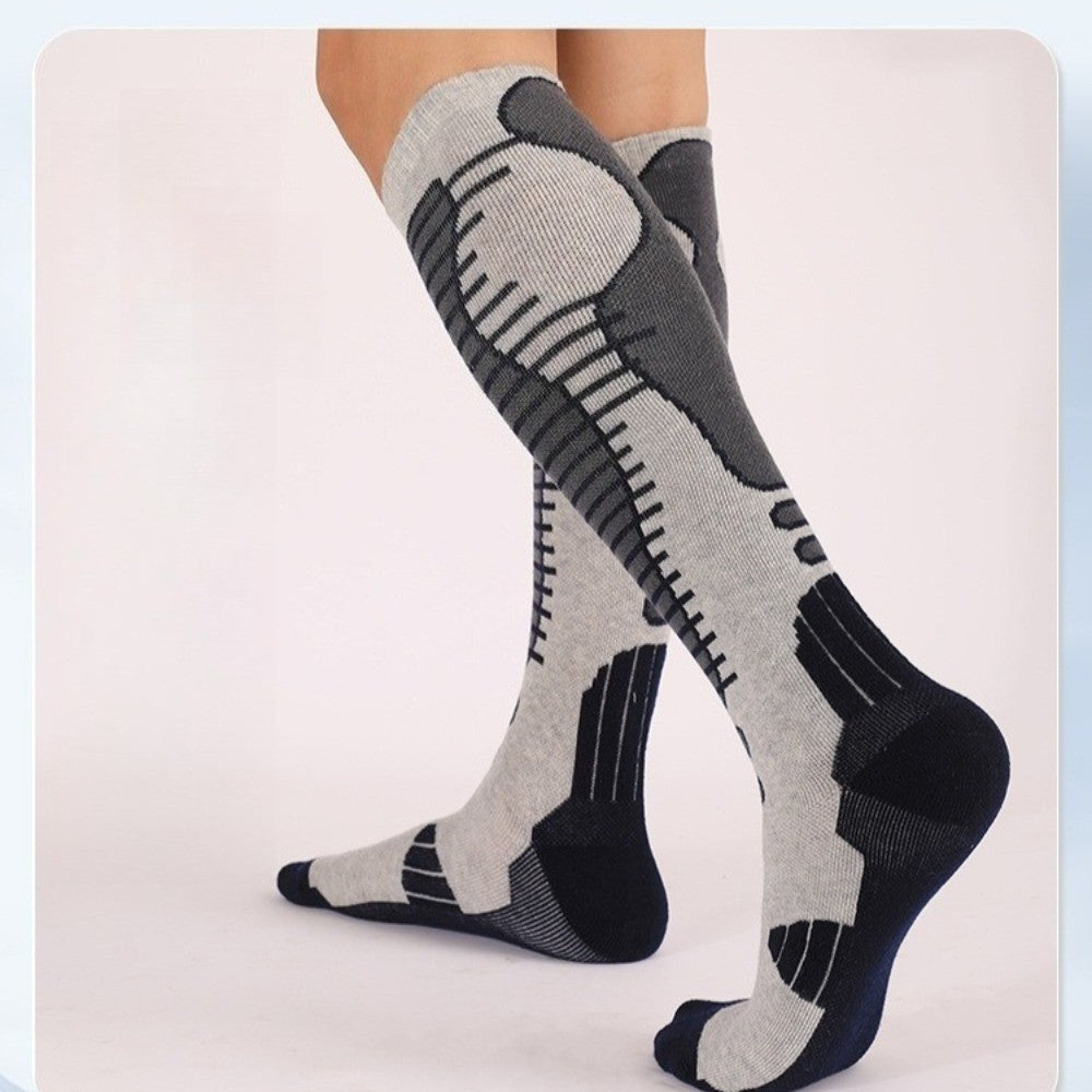 Thick and Warm Snow Hiking Socks for Men Women - Winter Thermal Skiing Socks