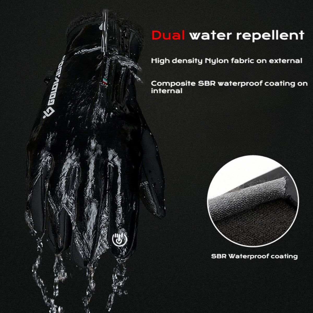 Water Repellent Cycling Gloves - Movagear