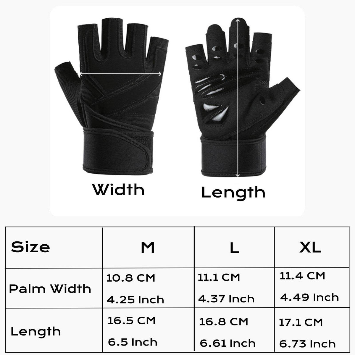 Weight Lifting Workout Gloves - Movagear
