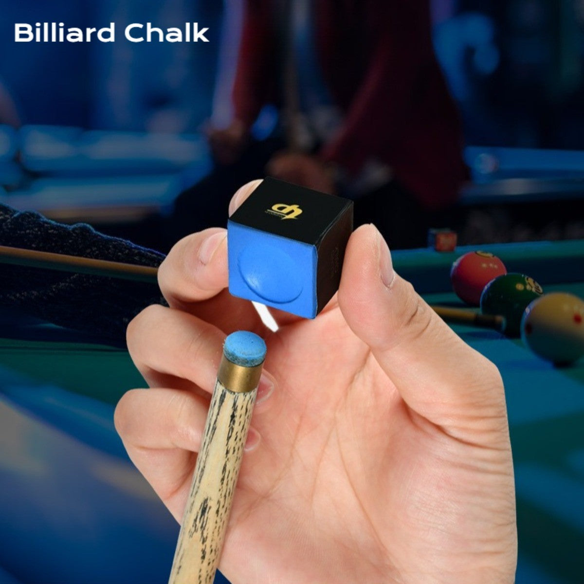 2PCS / 12 PCS Cup Pool Cue Chalk for Billiards Snooker Billiards Chalk