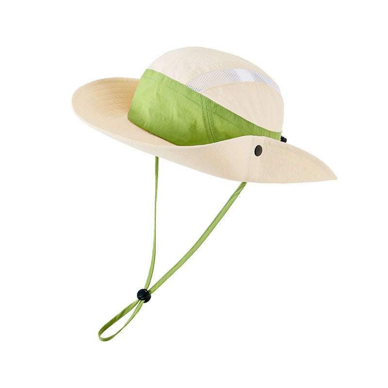 Spring Summer Quick Drying Fishing Hat, Outdoor Hiking Bucket Hat Sun Protection