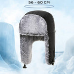 Winter Trapper Hat for Men Women - Thermal Aviator Trapper Hat