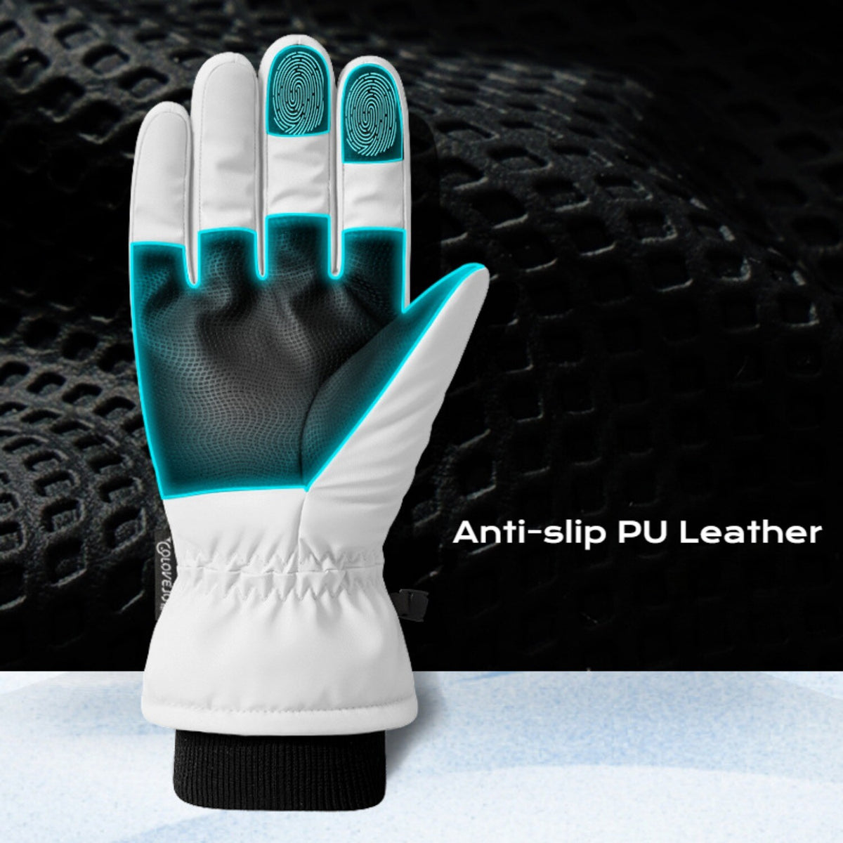 Winter Ski Gloves for Men Women - Thermal Snow Gloves for Cycling Skiing Sport