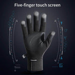 Men Thermal Windproof Waterproof Winter Cycling Gloves Touch Screen Warm Mittens - Movagear