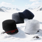 Winter Wool Blend Fabric Hat for Men