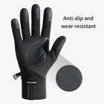 Men Thermal Windproof Waterproof Winter Cycling Gloves Touch Screen Warm Mittens - Movagear