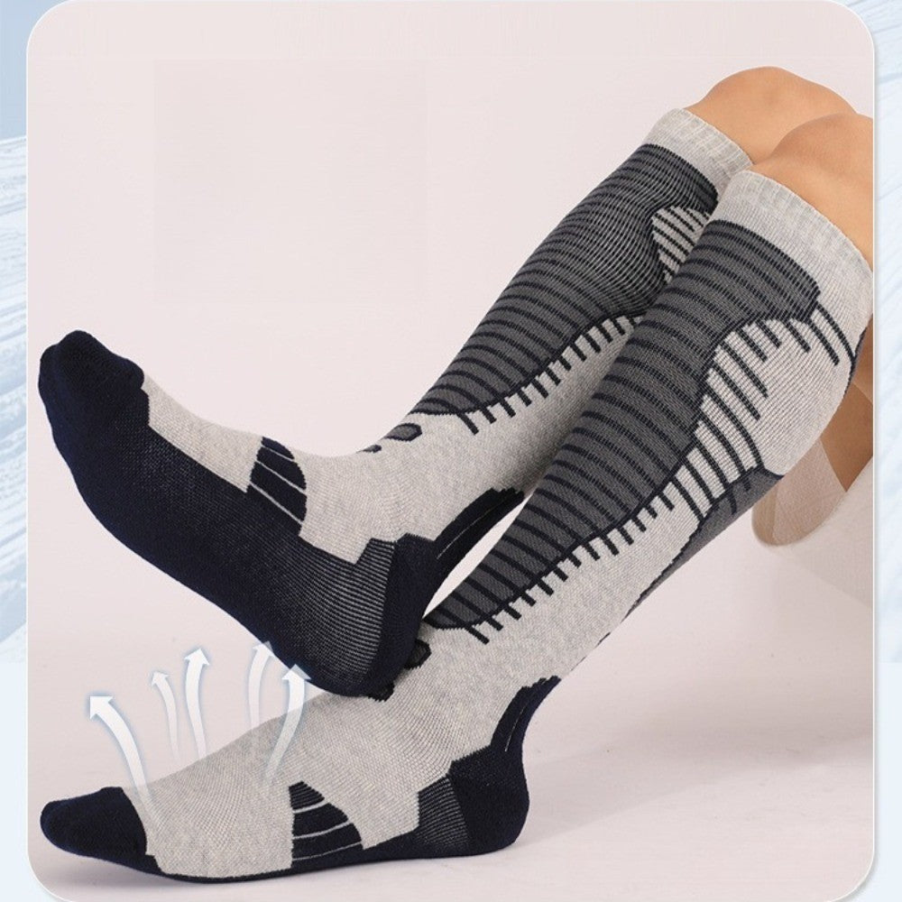 Thick and Warm Snow Hiking Socks for Men Women - Winter Thermal Skiing Socks