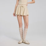 High Waist Abdominal Sports Short Skirt, Quick Drying Running Short DQ5942