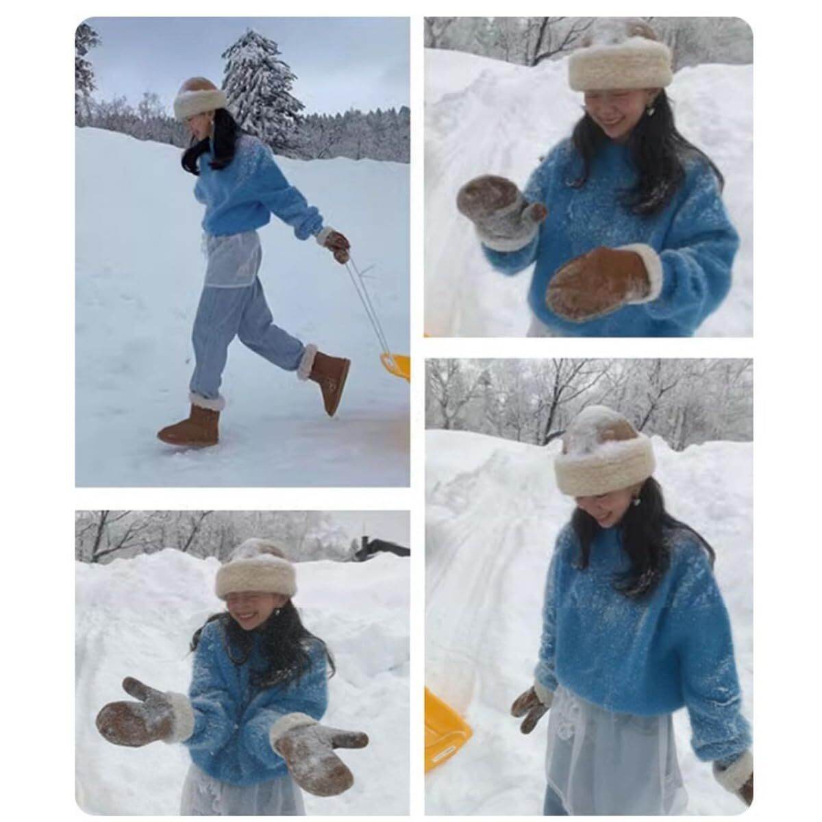 Faux Fur Trapper Hat Aviator Cap Trapper - Movagear