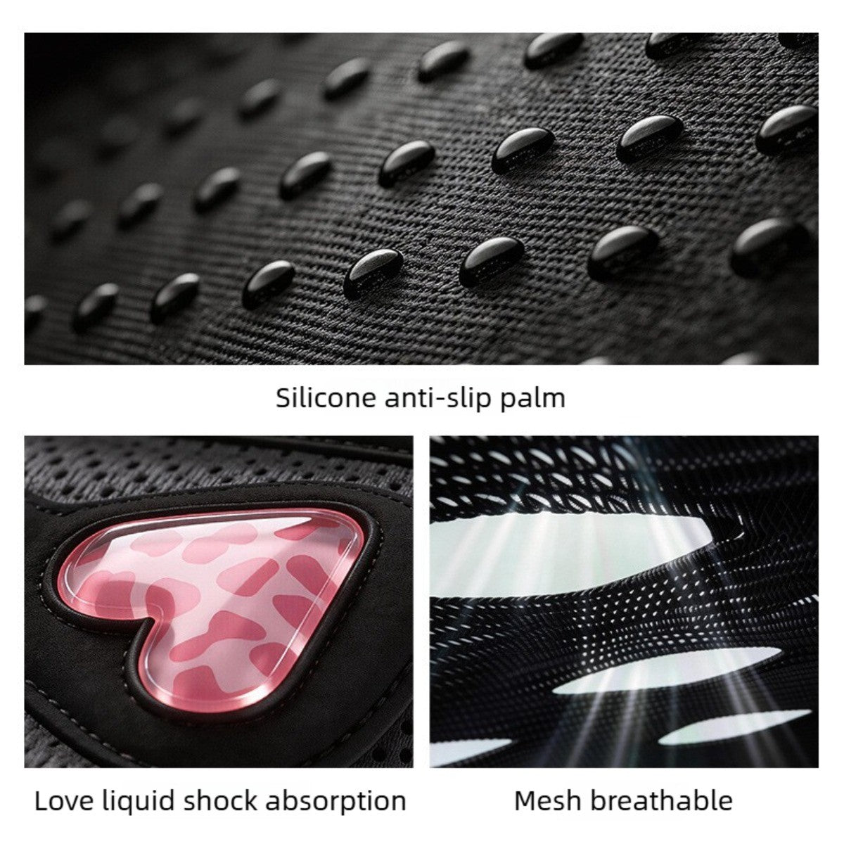 Sports Yoga Fitness Gloves for Women - Shock Absorption Outdoor Cycling Gloves
