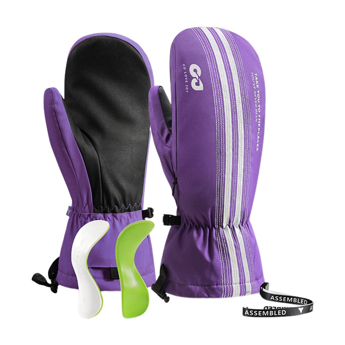 Winter Mittens for Men Women - Warm Thermal Waterproof Mittens for Snowboarding