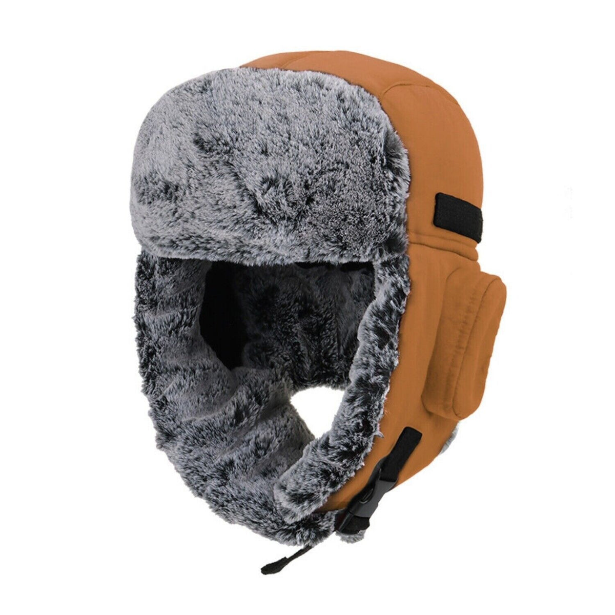 Winter Trapper Hat - Faux Fur Ear Flap Warm Aviator Cap For Men Women Outdoor