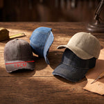 Retro Denim Baseball Cap for Men Women - Skin Friendly, Breathable Soft Top