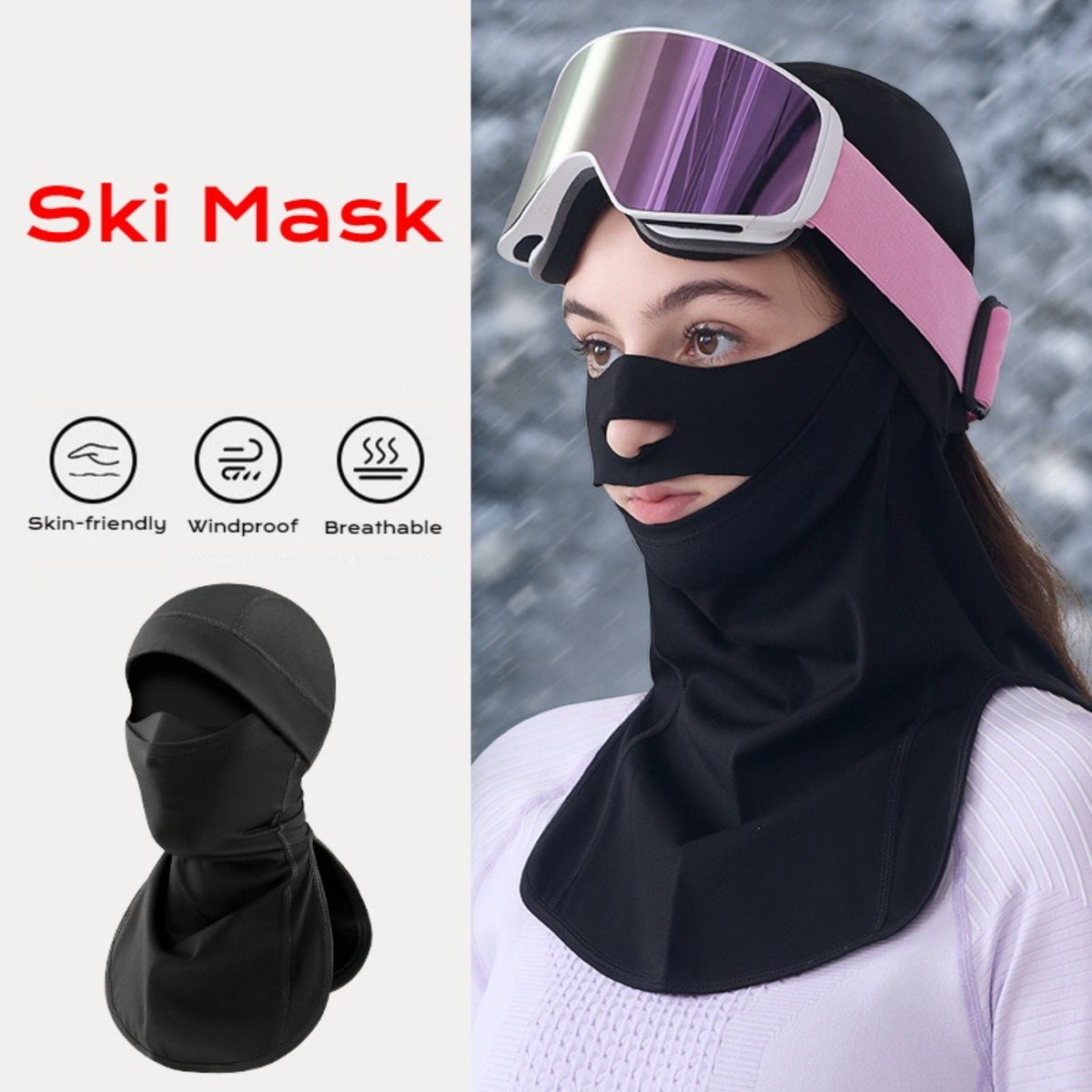 Balaclava - Winter Face Mask for Men Women, Thermal Ski Mask for Cycling Fishing