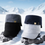 Winter Wool Blend Fabric Hat for Men