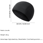 Summer Skull Caps Helmet Liner for Men Women, Ice silk Cycling Caps Beanie - Movagear