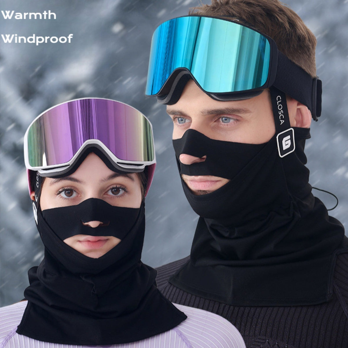 Winter Neck Gaiter Warmer for Men Women - Face Mask Balaclava for Cycling Skiing